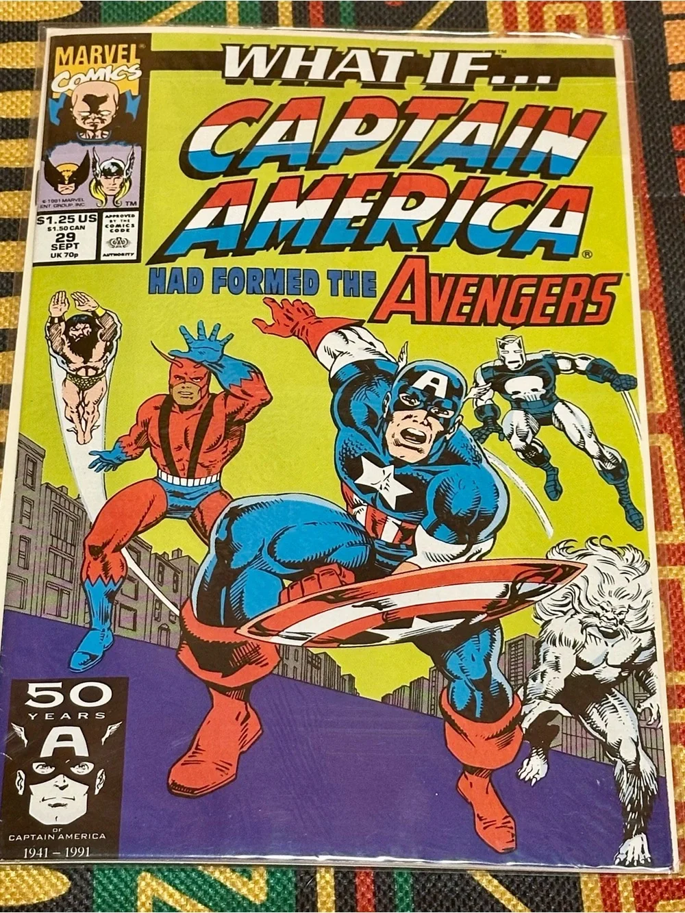 MINT Marvel What If #29 Comic Book • Captain America Avengers • Sealed Bagged